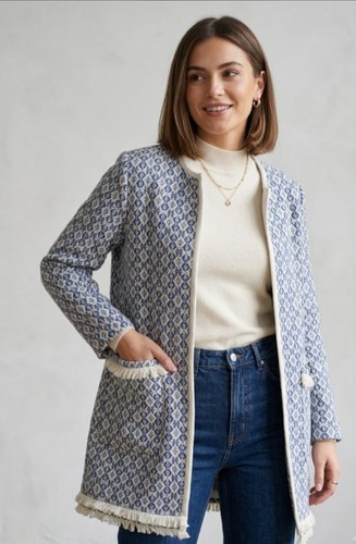 Size small zara blue and - blue, white