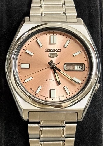 Seiko automatic salmon - 5,