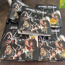 Deagostini The Official Star Wars Fact Files. 8 files and lots of inserts. 