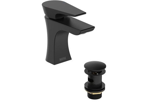 Bristan black basin bathroom - basin,