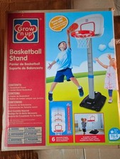 Kids Basketball Hoop and Stand - with Net & Ball, Outdoor Garden or Indoor Sport