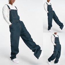 Mens Denim Dungaree Overalls