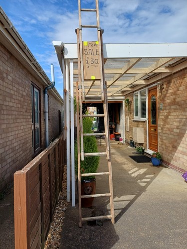 Three section wooden extension - three,