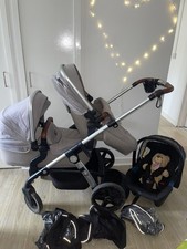 Silver Cross Wave Double Beige