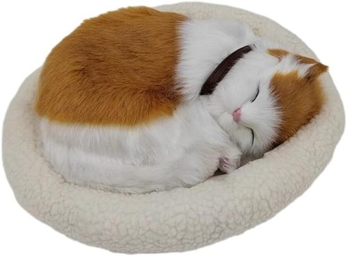 Realistic sleeping cat toy - realistic,