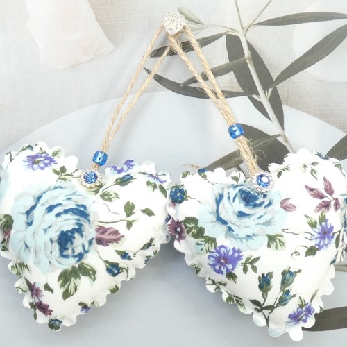 Blue roses handmade - blue,