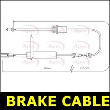Handbrake Cable Parking Rear