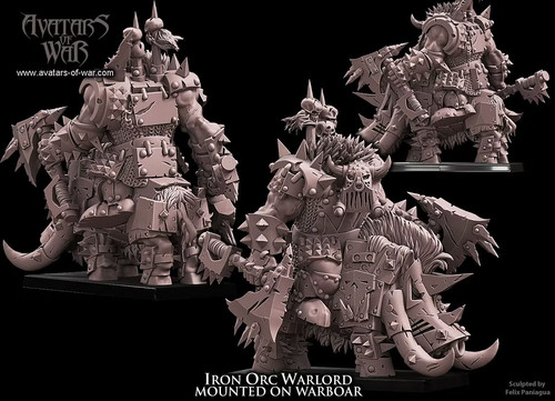 Iron orc warlord - orc, on