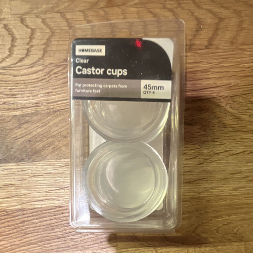 Homebase clear plastic caster - homebase,