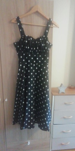 Pretty polka dot dress with - pretty,