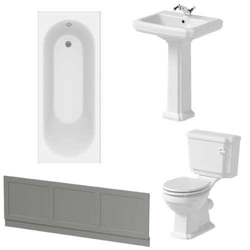 Bathroom suite 1700mm single - 1700mm,