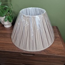 Box Pleat Lampshade New Taupe