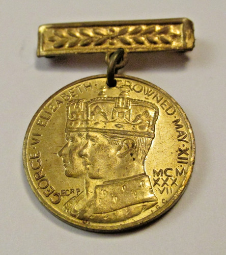 1937 coronation medal king - 1937,