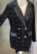 Ladies Black Velvet feel