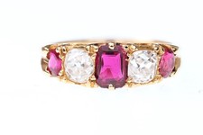 Antique, Victorian ruby &