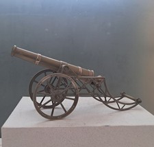 Vintage Brass Cannon, Large