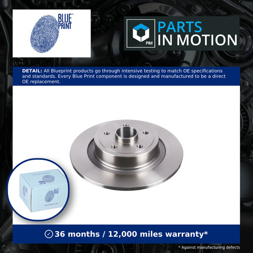 Brake discs pair solid fits - brake,