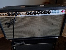 1970 Fender Bandmaster Reverb Vintage 40w Guitar Amp Head Vintage USA Silverface