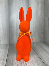 Flocked Rabbit Easter Bunny