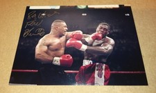 FRANK BRUNO SIGNED A3