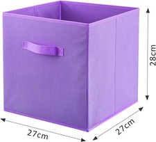 6pcs Cube Storage Boxes Fabric