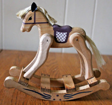 Wooden Rustic Rocking Horse