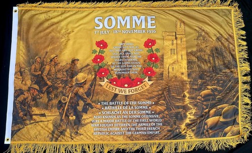 Somme 5ft 3ft flag 36th - 3ft, flag/36th