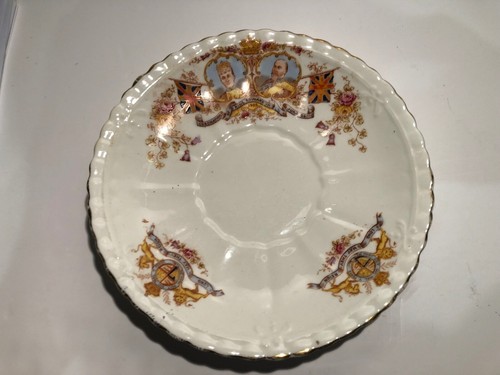 Unusual crown china plate - china,