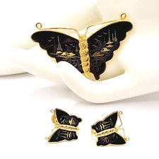 Black Butterfly Damascene