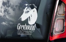 Greyhound car sticker - car,