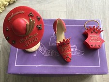 The Leonardo Collection Christmas 2000 Millenium Hat/Shoe/Bag LP9479 With Box