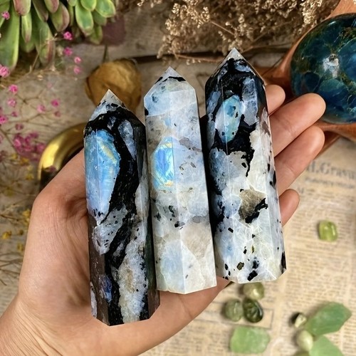 Natural moonstone tower - natural,