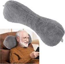 Grey Recliner Headrest Pillow
