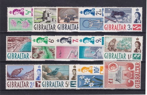 Gibraltar 1960 qeii def set - gibraltar, (