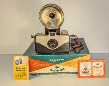 Vintage Sawyer's Camera 127 Nomad Brown Bakelite for 127 Film with Box - 1957