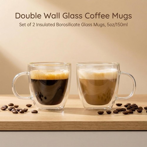 Double walled glasses espresso - double,