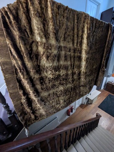 Pair gold crushed velvet - of,