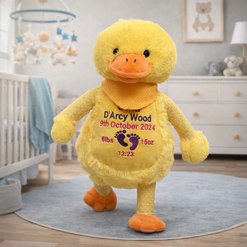 Personalised duck embroidered - duck,