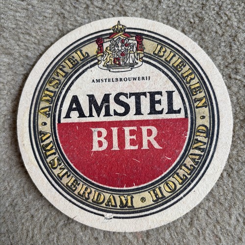 Vintage amstel beer round - vintage,
