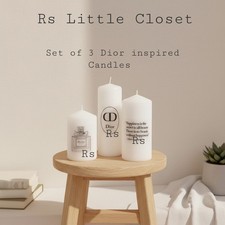 SET OF 3 CANDLES Personalised