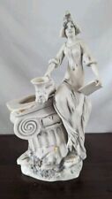 Antique Royal Dux Porcelain Art Nouveau "Maiden at the Well" Posy Vase Figure