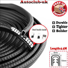 4.5M Car Door Boot Edge Protector Strip Trim Rubber Black For Auto Car Truck Van