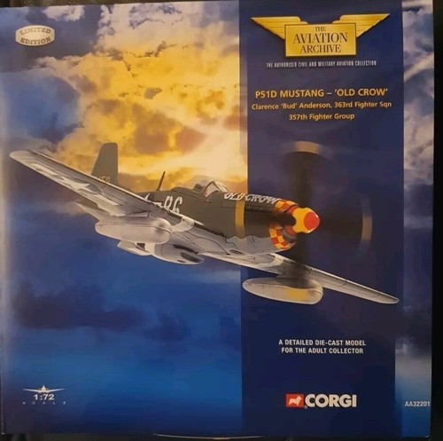 Corgi aviation p51d mustang - aviation,