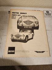 Austin Healey Parts List Moss