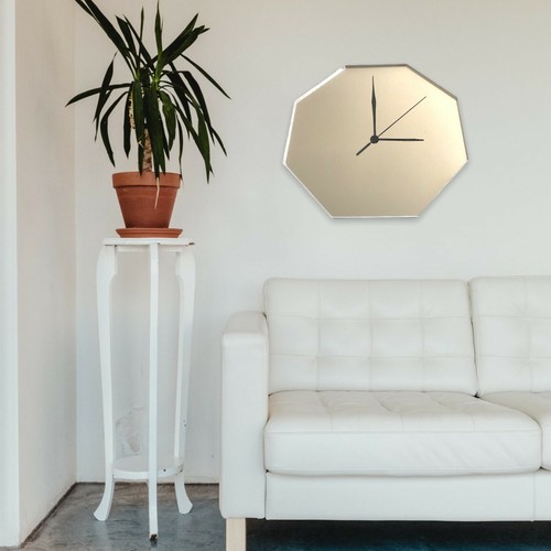Octagon shaped clocks colour - shaped,