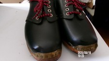 MORRIS DANCING CLOGS. Size 8 wide. Gibson style. Hand made Excellent condition.