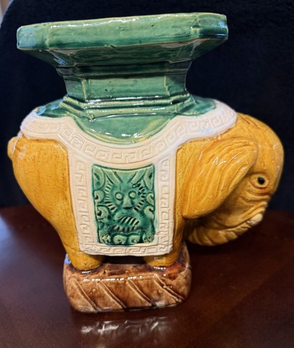 Enesco ceramic elephant - ceramic,