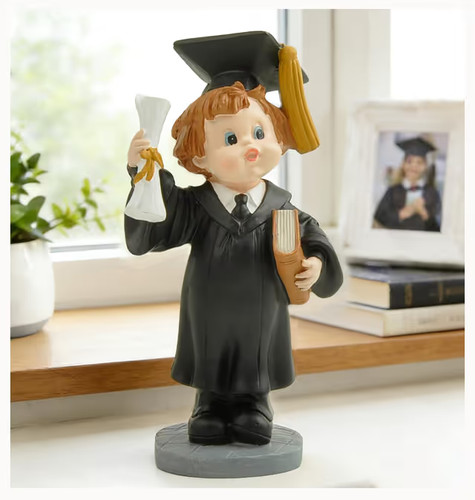 Graduation boy figurine - graduation,