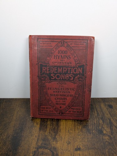 Redemption songs hymn - redemption, book