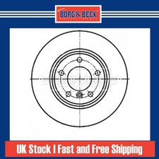 2x Brake Discs Vented For Mini